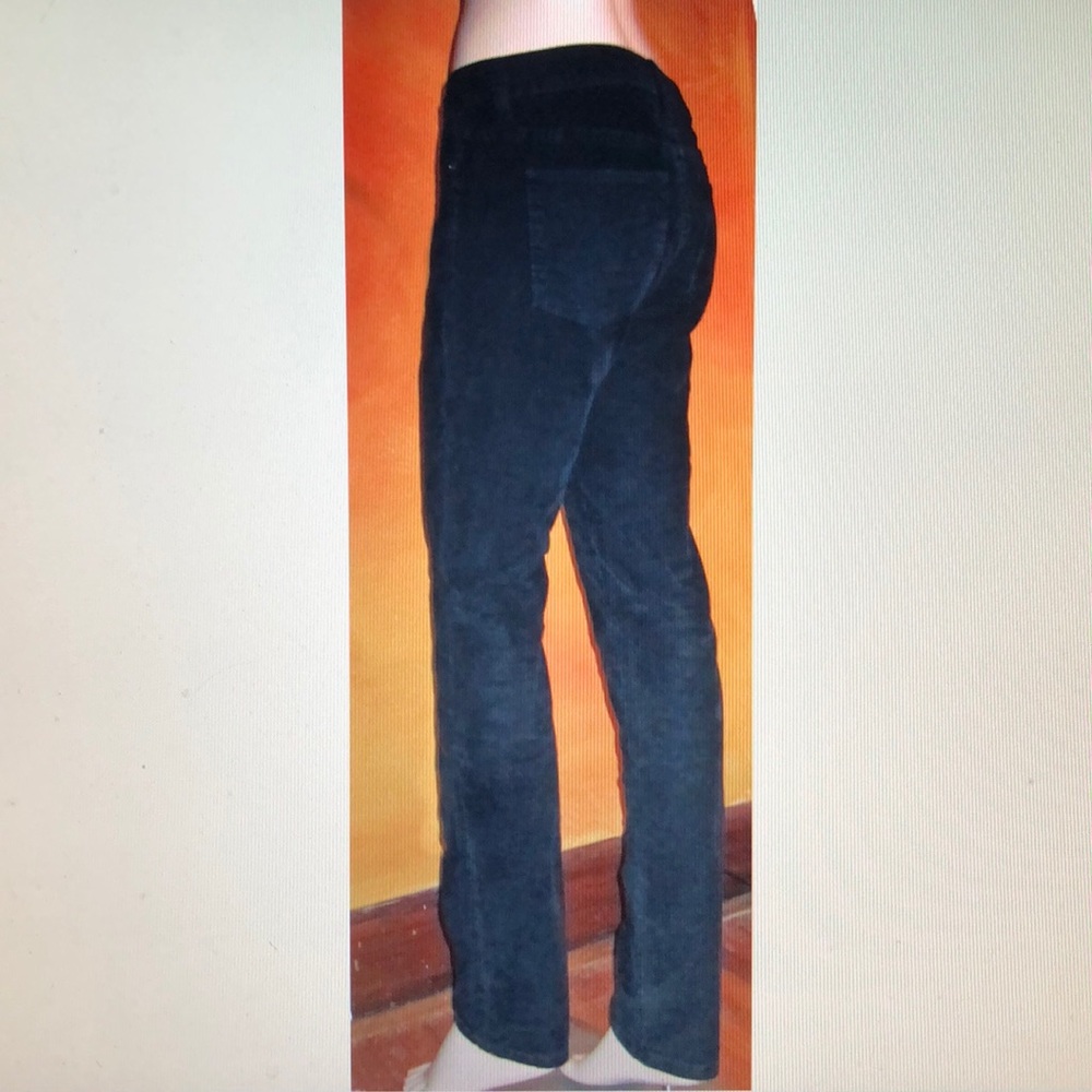 Victoria's Secret Black Corduroy Skinny Jeans 2